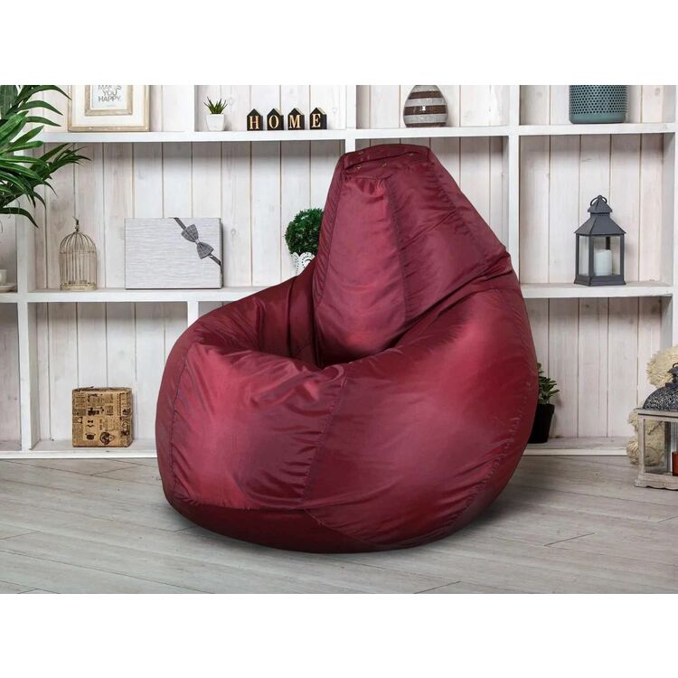 Кресло-мешок Bean Bag Pear 300D BM6057 XL (Burgundy)