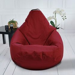 Fotoliu-sac Bean Bag Pear 600D BM5921 L (Burgundy)