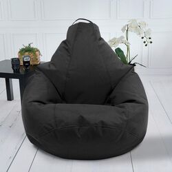 Fotoliu-sac Bean Bag Pear 600D BM5941 XL (Black)