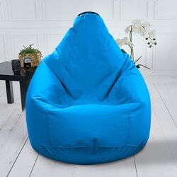 Fotoliu-sac Bean Bag Pear 600D BM5944 XXL (Light Blue)