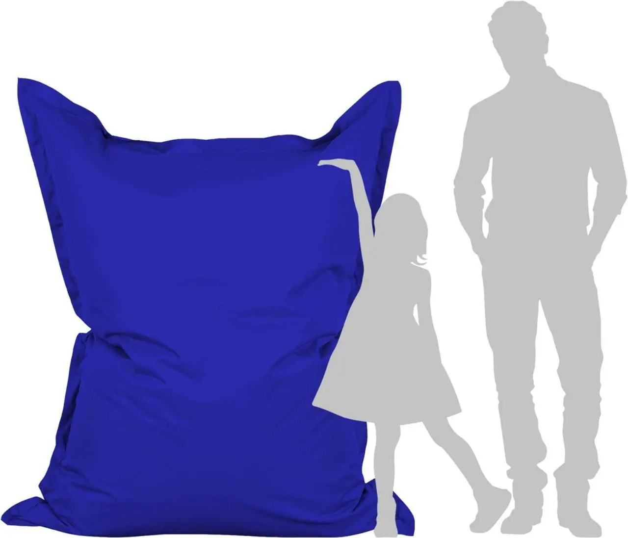 Fotoliu-sac Bean Bag Pillow 600D BM6186 XXL (Blue)