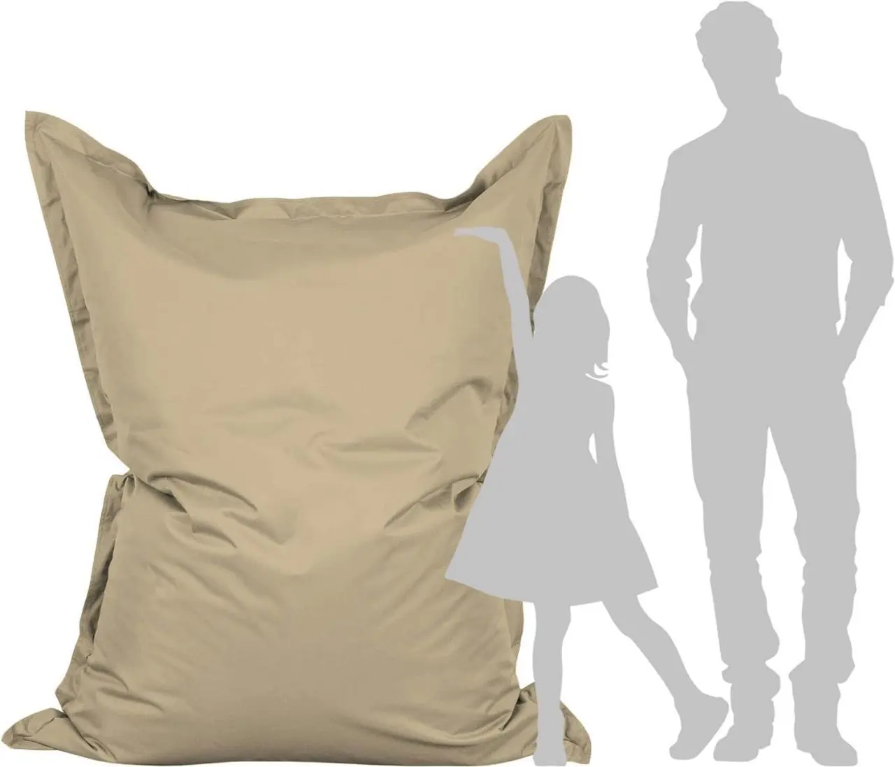 Кресло-мешок Bean Bag Pillow 600D BM6187 XXL (Beige)