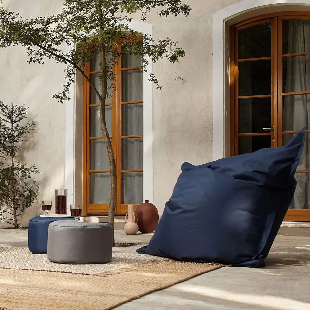 Fotoliu-sac Bean Bag Pillow 600D BM6188 XXL (Dark Blue)