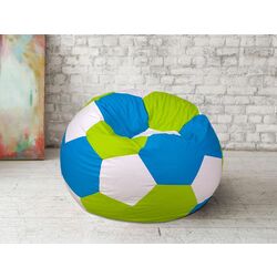 Fotoliu-minge Bean Bag Ares BM0428 XL (Green/White/Blue)