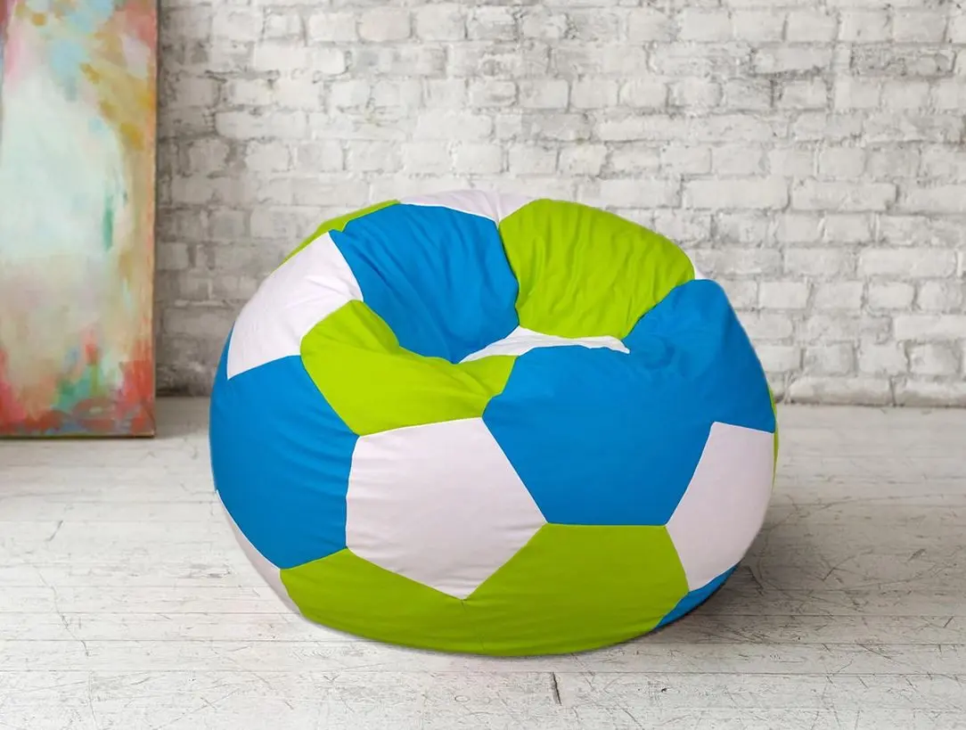 Fotoliu-minge Bean Bag Ares BM0428 XL (Green/White/Blue)