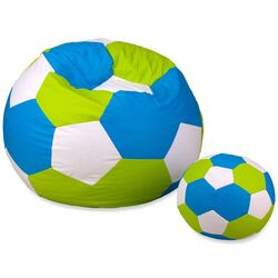 Fotoliu-minge Bean Bag Ares BM0428 XXL (Green/White/Blue) Thumb