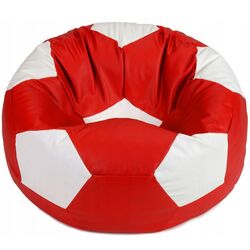 Fotoliu-minge Bean Bag Ares BM0448 XXL (Red/White) Thumb