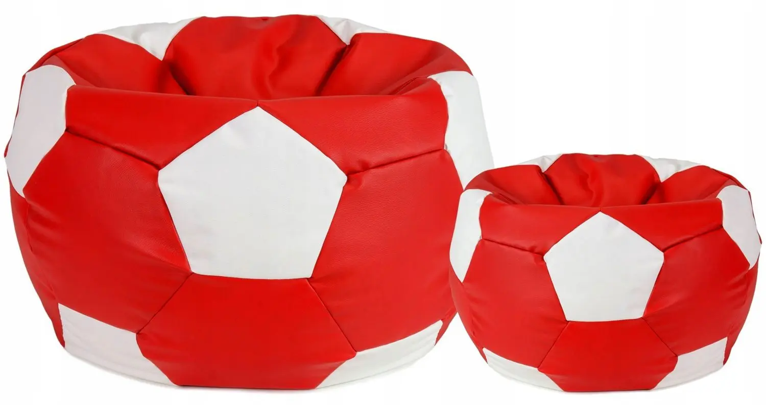 Fotoliu-minge Bean Bag Ares BM0448 XXL (Red/White)