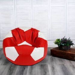 Fotoliu-minge Bean Bag Ares BM0448 XXL (Red/White)