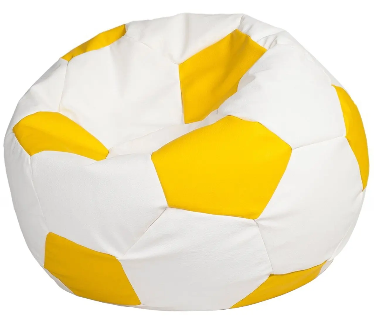 Fotoliu-minge Bean Bag Ares BM0481 XL (White/Yellow)