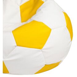 Fotoliu-minge Bean Bag Ares BM0481 XL (White/Yellow) Thumb