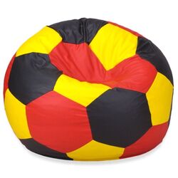 Fotoliu-minge Bean Bag Ares BM0482 XXL (Yellow/Black/Red) Thumb