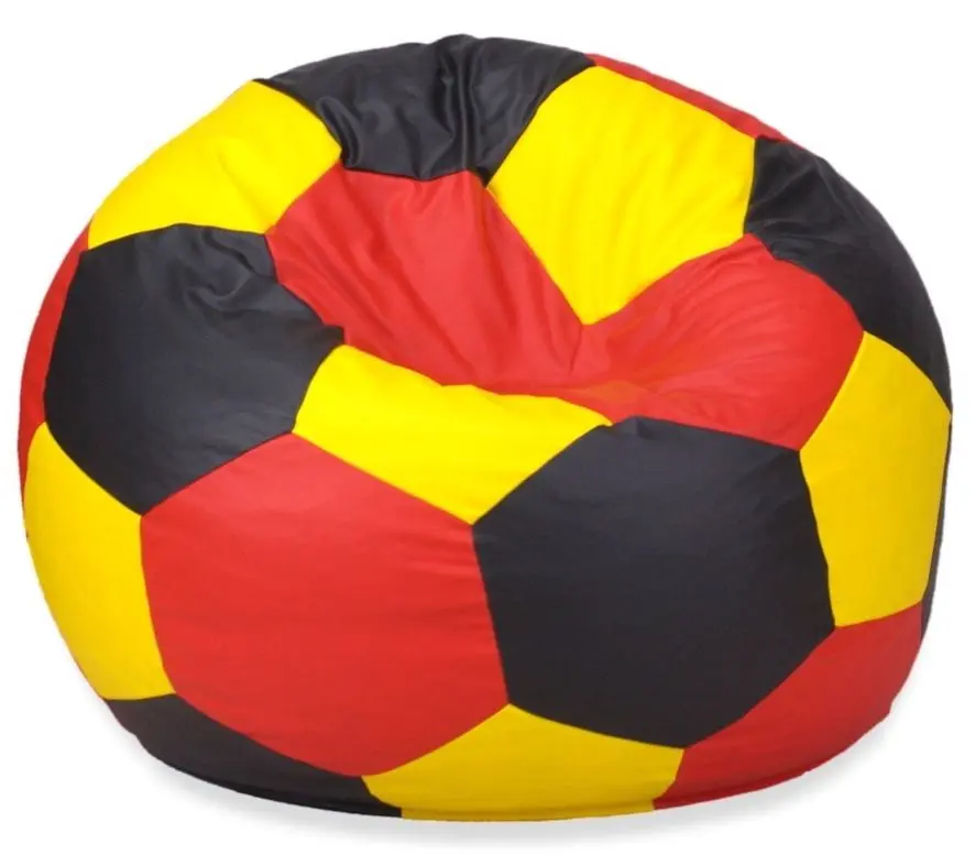 Fotoliu-minge Bean Bag Ares BM0482 XXL (Yellow/Black/Red)