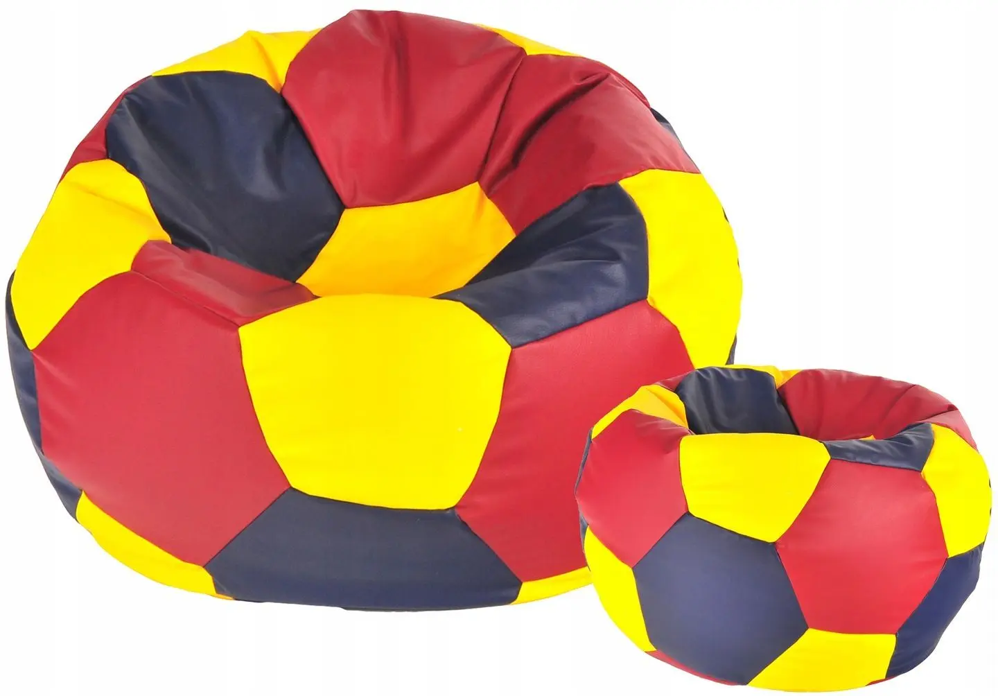 Fotoliu-minge Bean Bag Ares BM0482 XXL (Yellow/Black/Red)