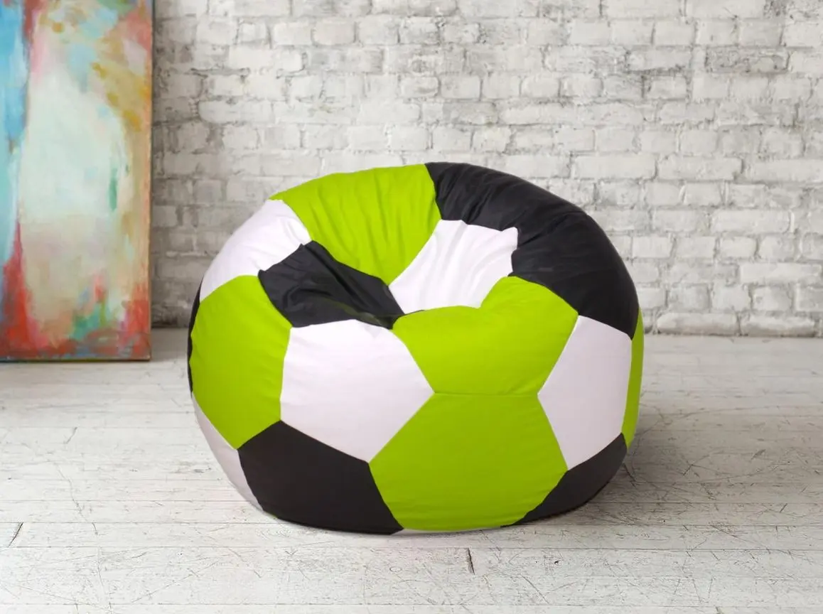 Fotoliu-minge Bean Bag Ares BM0485 XXL (Green/White/Black)