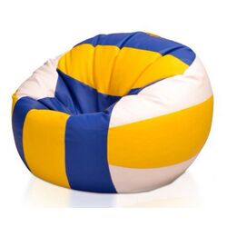 Fotoliu-minge Bean Bag Ares BM0546 XL (Blue/Yellow/White) Thumb