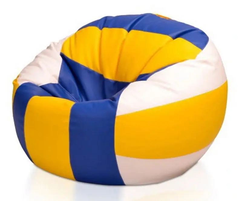 Fotoliu-minge Bean Bag Ares BM0546 XL (Blue/Yellow/White)