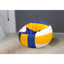 Fotoliu-minge Bean Bag Ares BM0546 XL (Blue/Yellow/White)
