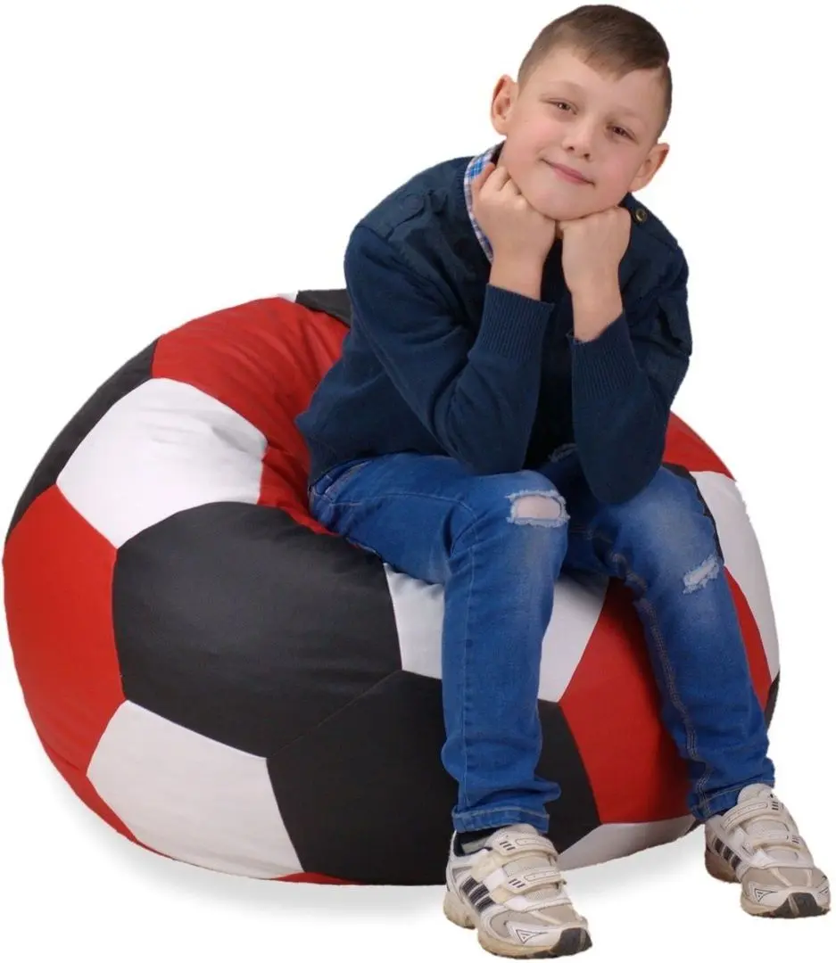 Кресло-мяч Bean Bag Ares BM5996 L (Red/Black/White)