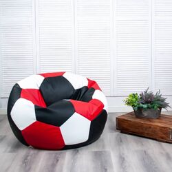 Fotoliu-minge Bean Bag Ares BM5996 L (Red/Black/White)