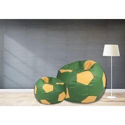 Fotoliu-minge Bean Bag Ares BM6005 XXL (Beige/Green) Thumb