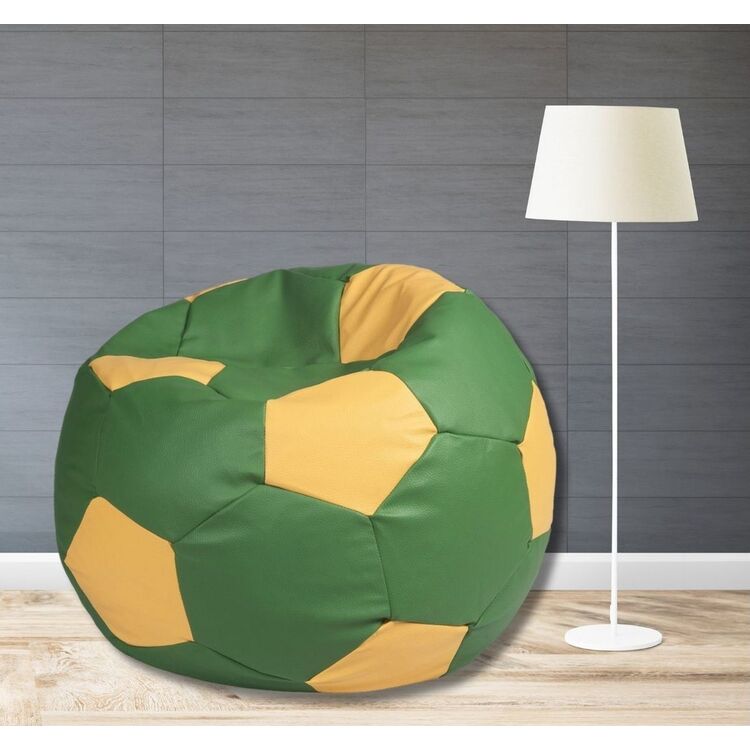 Fotoliu-minge Bean Bag Ares BM6005 XXL (Beige/Green)