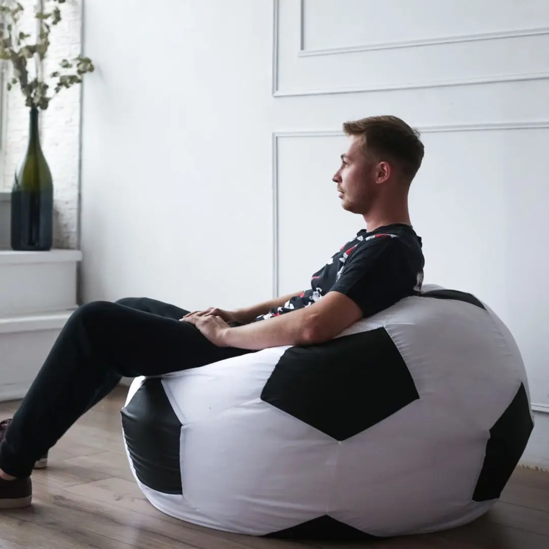 Fotoliu-minge Bean Bag Ares BM6015 L (White/Black)