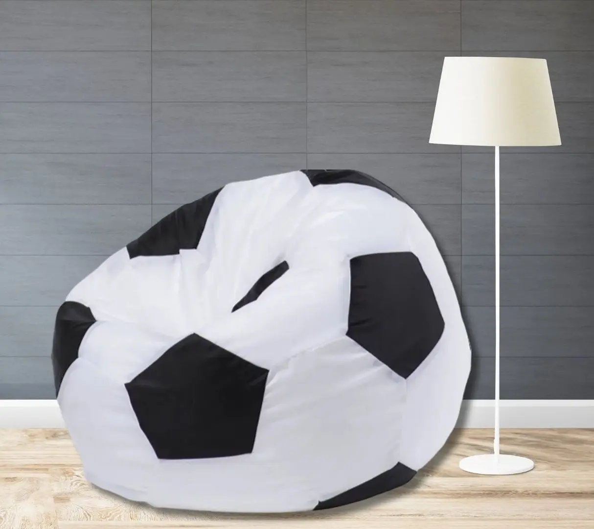 Fotoliu-minge Bean Bag Ares BM6015 L (White/Black)