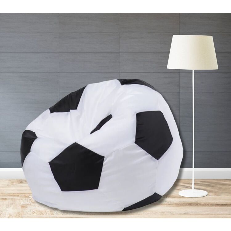 Fotoliu-minge Bean Bag Ares BM6017 XXL (Black/White)