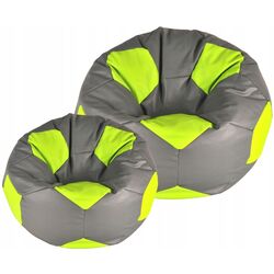 Fotoliu-minge Bean Bag Ares BM6021 XXL (Grey/Green) Thumb