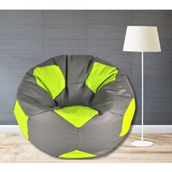 Кресло-мяч Bean Bag Ares BM6021 XXL (Grey/Green)