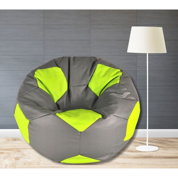 Кресло-мяч Bean Bag Ares BM6021 XXL (Grey/Green)