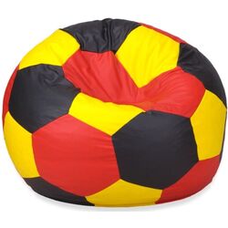 Fotoliu-minge Bean Bag Ares BM6023 L (Yellow/Red/Black) Thumb