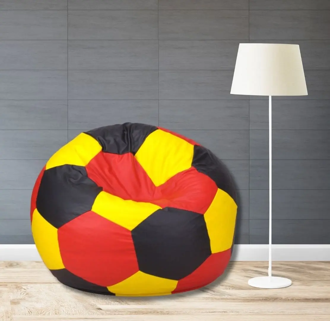 Fotoliu-minge Bean Bag Ares BM6023 L (Yellow/Red/Black)