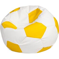 Кресло-мяч Bean Bag Ares BM6027 L (Yellow/White) Thumb