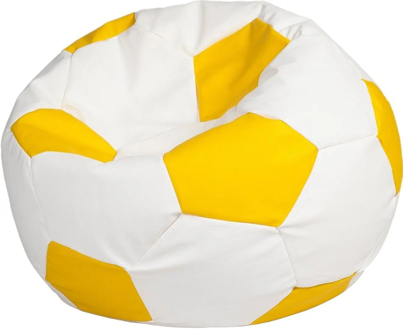 Fotoliu-minge Bean Bag Ares BM6029 XXL (Yellow/White)