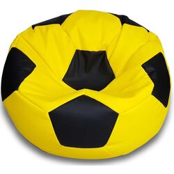 Fotoliu-minge Bean Bag Ares BM6031 L (Yellow/Black) Thumb