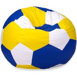 Fotoliu-minge Bean Bag Ares BM6039 L (Blue/Yellow/White) Thumb