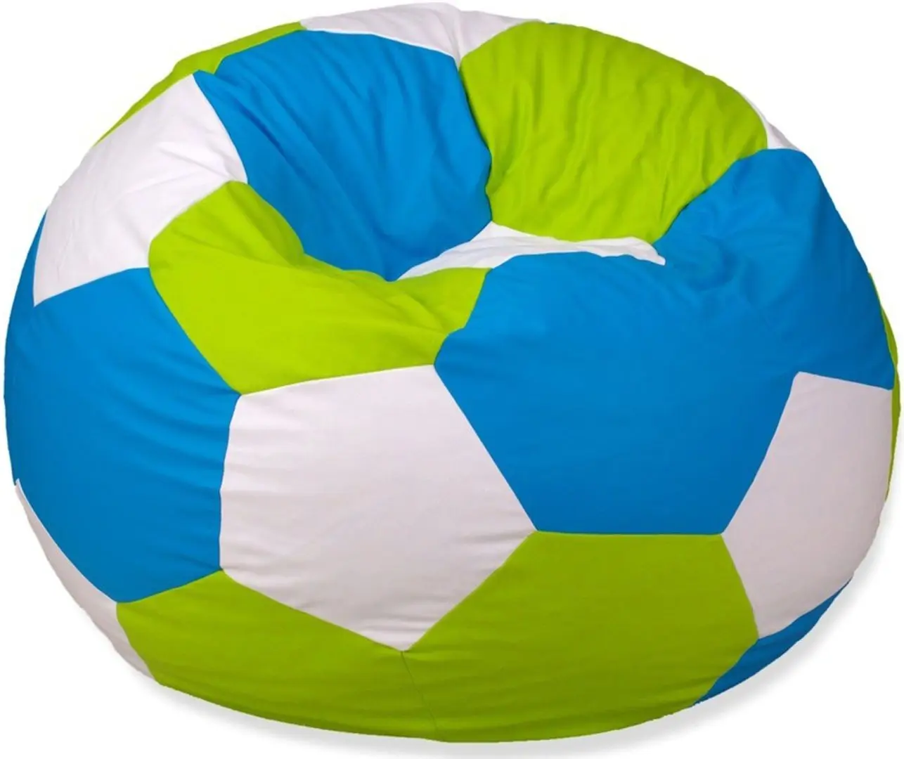 Fotoliu-minge Bean Bag Ares BM6043 L (Blue/Green/White)
