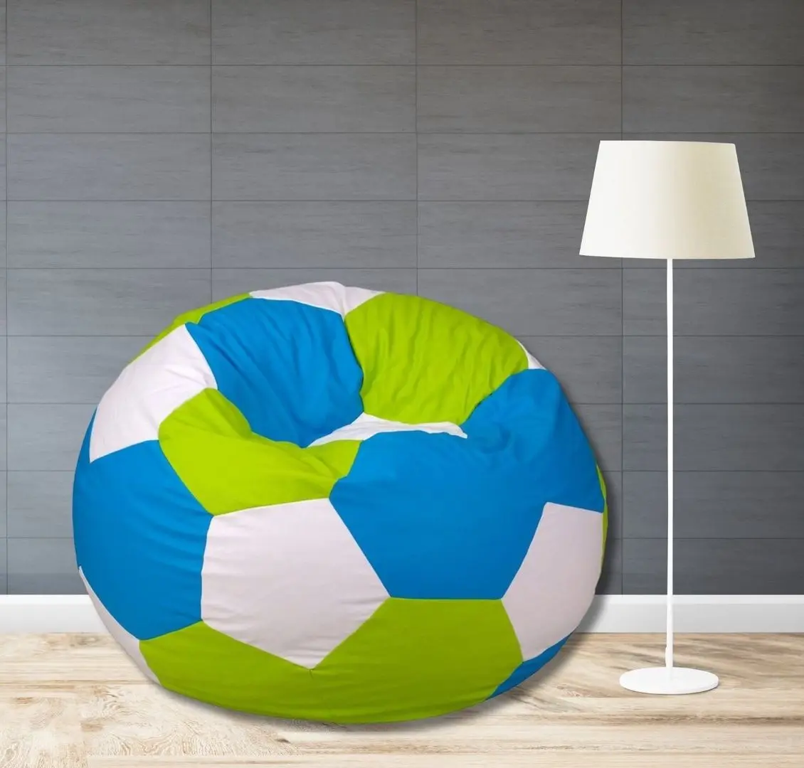 Fotoliu-minge Bean Bag Ares BM6043 L (Blue/Green/White)