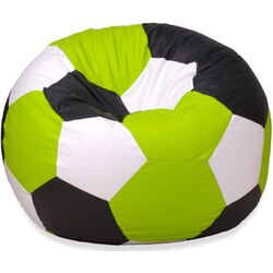Fotoliu-minge Bean Bag Ares BM6047 L (Green/Black/White) Thumb
