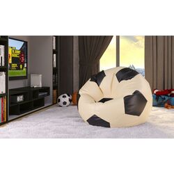 Кресло-мяч Bean Bag Ares BM6084 L (Beige/Brown) Thumb