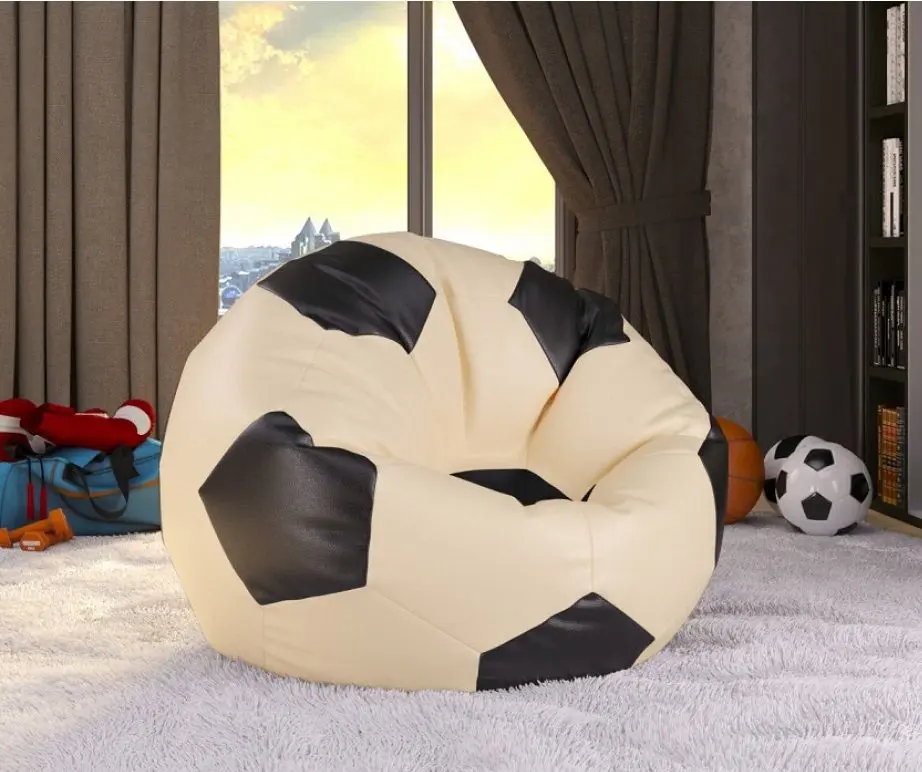 Fotoliu-minge Bean Bag Ares BM6086 XXL (Beige/Brown)