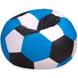 Fotoliu-minge Bean Bag Ares BM6087 L (Blue/Black/White) Thumb