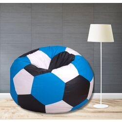 Fotoliu-minge Bean Bag Ares BM6087 L (Blue/Black/White)