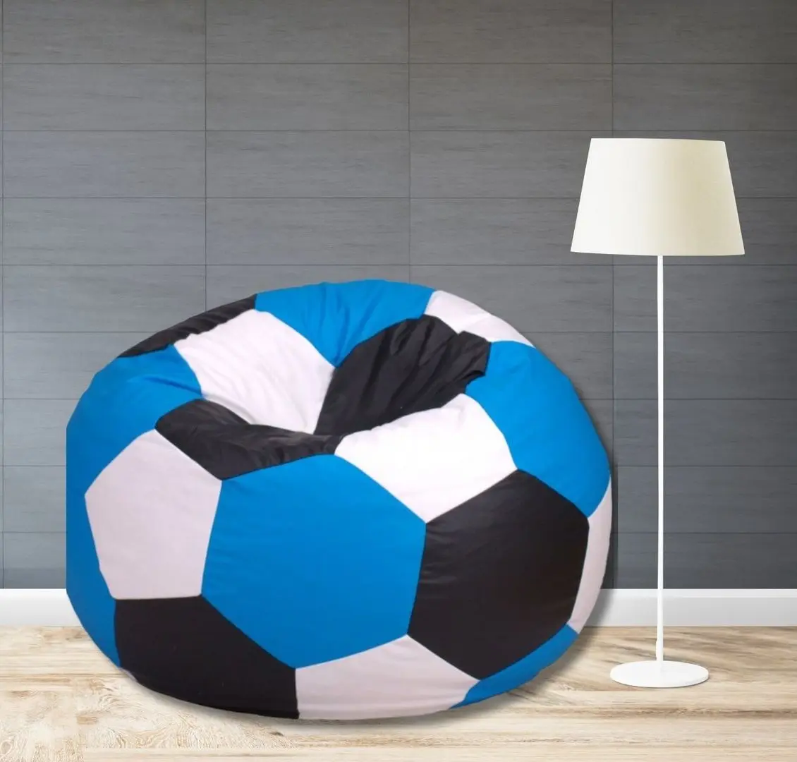 Fotoliu-minge Bean Bag Ares BM6087 L (Blue/Black/White)