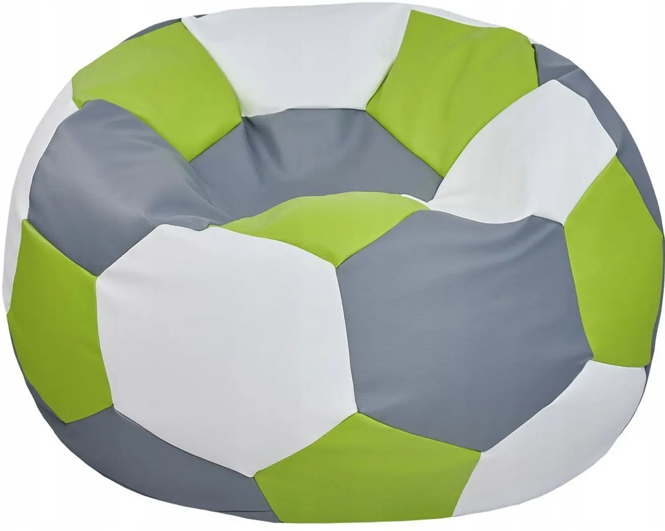 Fotoliu-minge Bean Bag Ares BM6091 XL (Grey/Green/White)