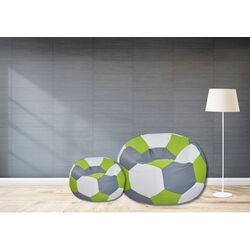 Fotoliu-minge Bean Bag Ares BM6092 XXL (Grey/Green/White) Thumb