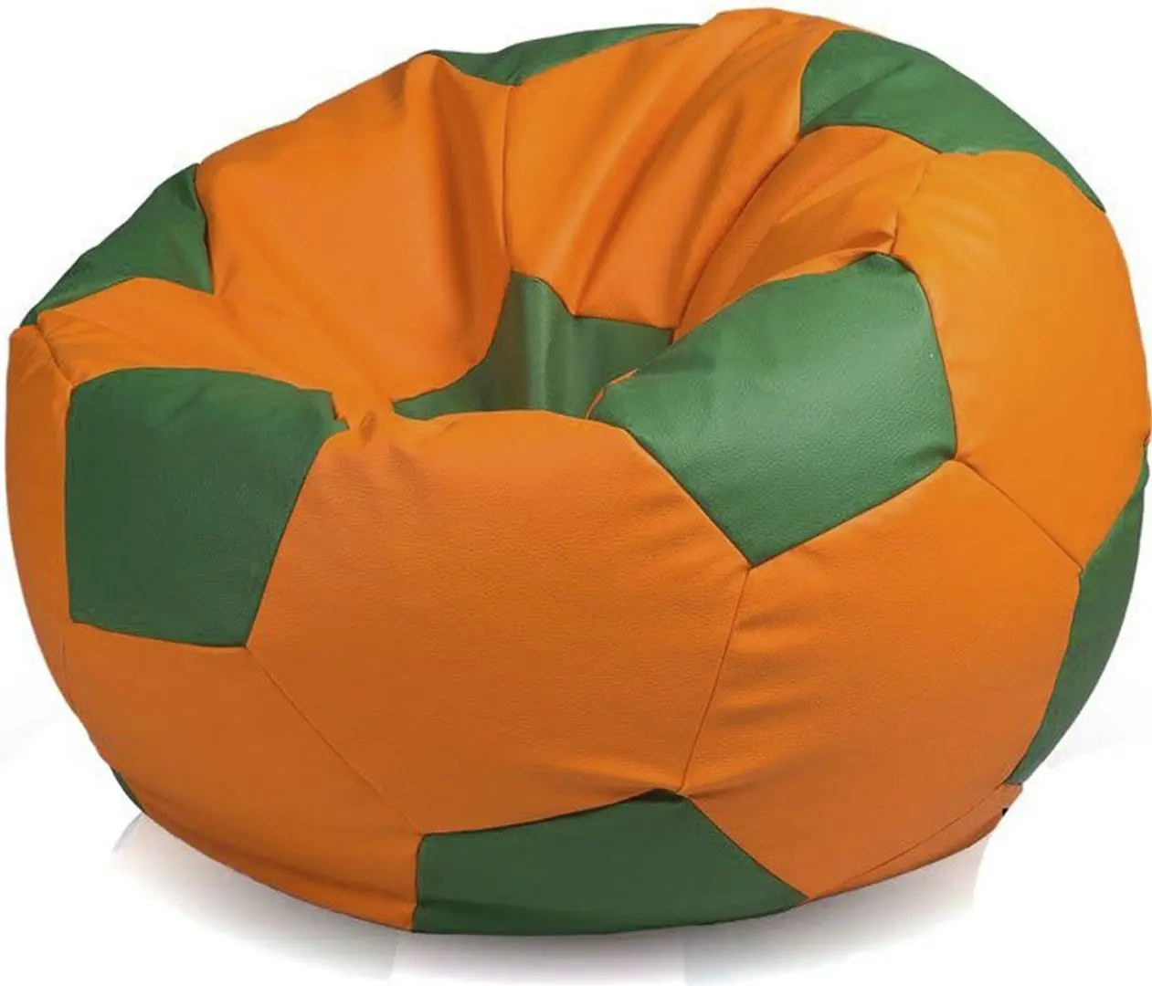 Fotoliu-minge Bean Bag Ares BM6097 XL (Orange/Dark Green)