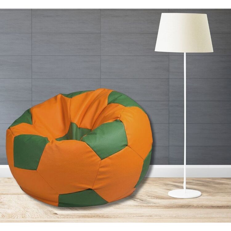Fotoliu-minge Bean Bag Ares BM6097 XL (Orange/Dark Green)